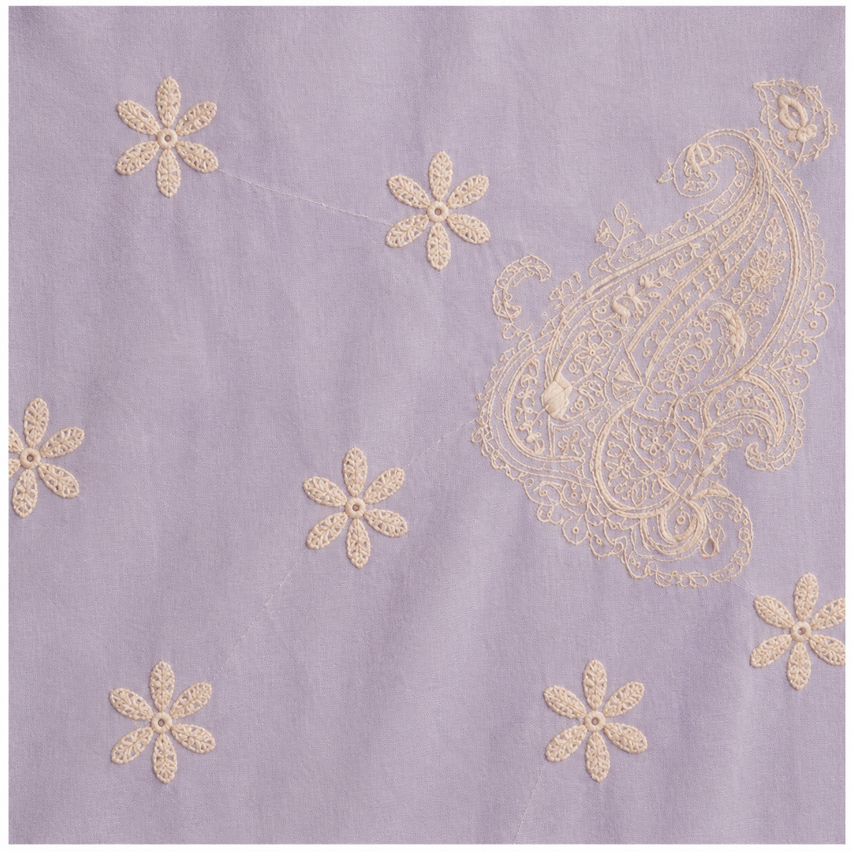 Lavender Bloom Embroidered 2-Piece Suit – Premium Women’s Unstitched/Ready-to-Wear Collection