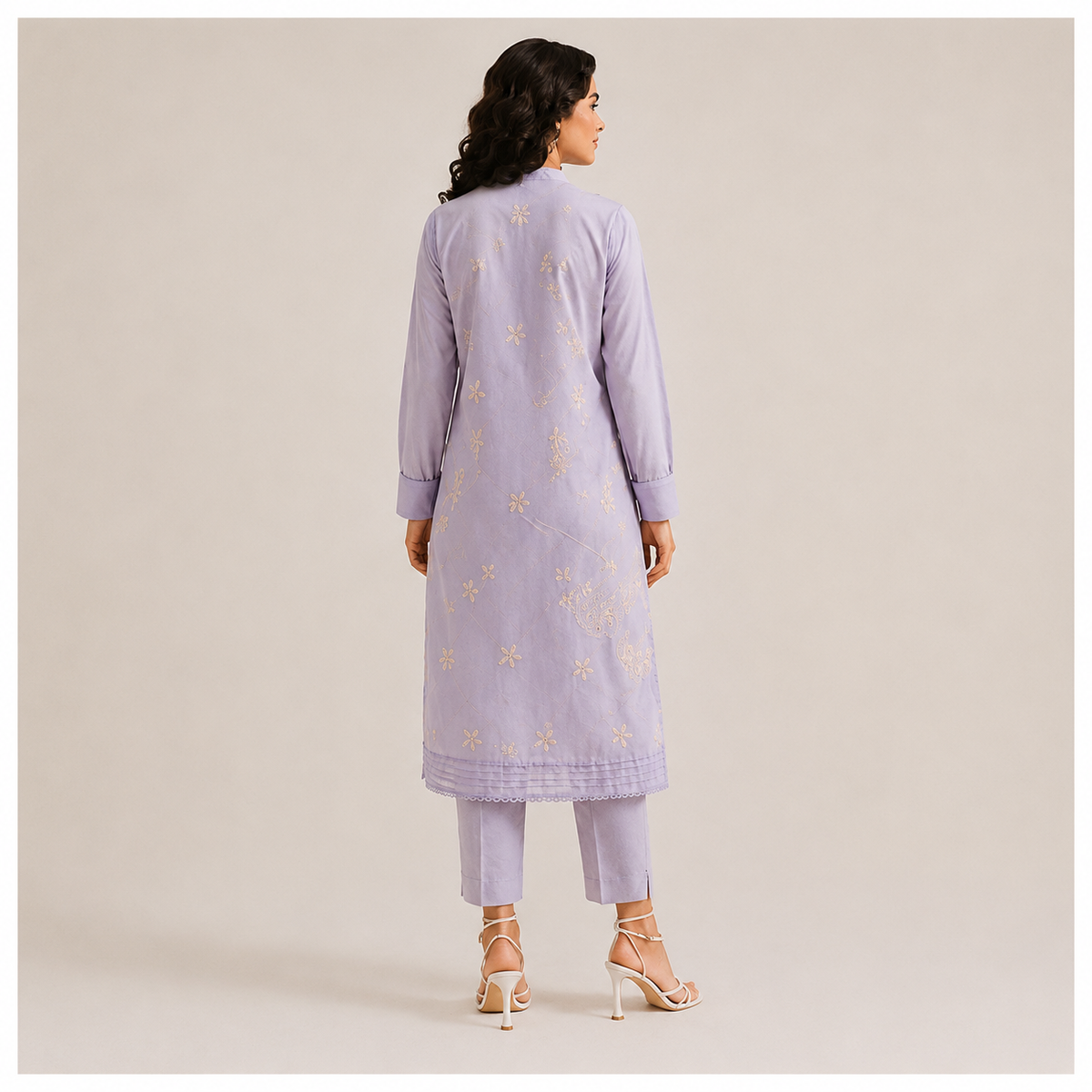 Lavender Bloom Embroidered 2-Piece Suit – Premium Women’s Unstitched/Ready-to-Wear Collection