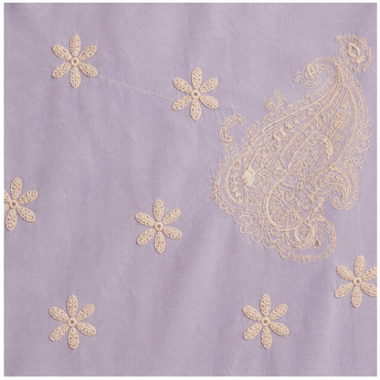 Lavender Bloom Embroidered 2-Piece Suit – Premium Women’s Unstitched/Ready-to-Wear Collection