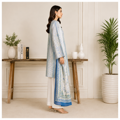 Sulé Unstitched 3-Piece Printed Lawn Suit – Vol. 1 | Design 10