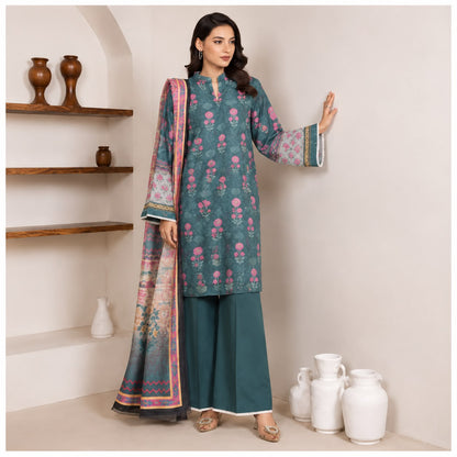 Sulé Unstitched 3-Piece Printed Lawn Suit – Design 07