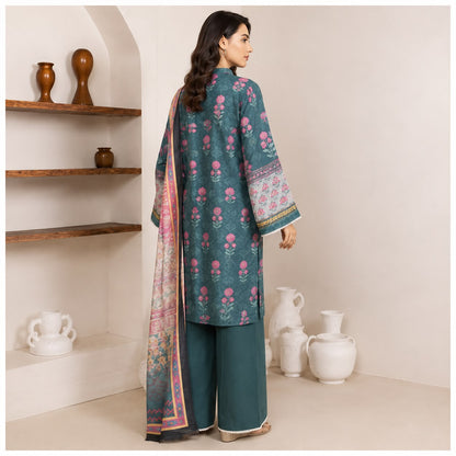Sulé Unstitched 3-Piece Printed Lawn Suit – Design 07