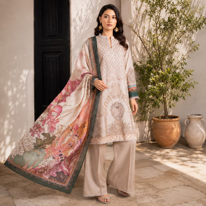 Sulé Unstitched 3-Piece Embroidered Lawn Suit – Vol. 1 | Design 05