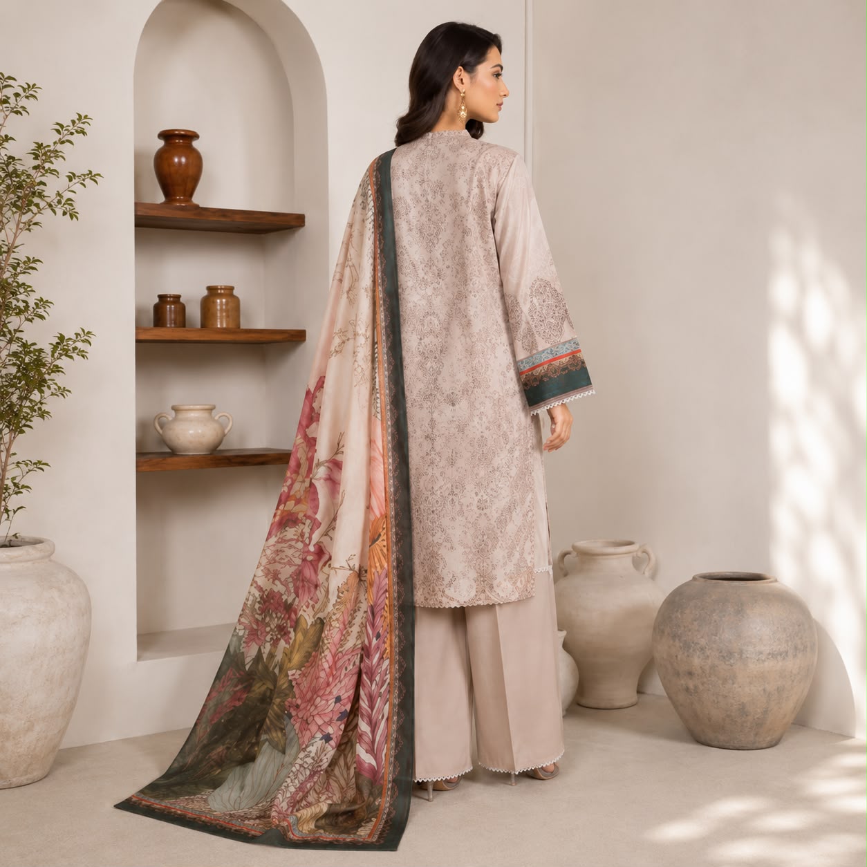 Sulé Unstitched 3-Piece Embroidered Lawn Suit – Vol. 1 | Design 05
